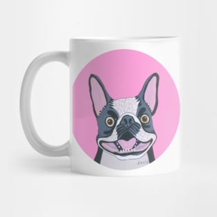 Smiling Boston Terrier Dog Mug